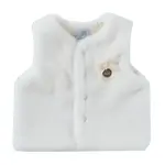 Natini GILET FUR GIRL_CREAM