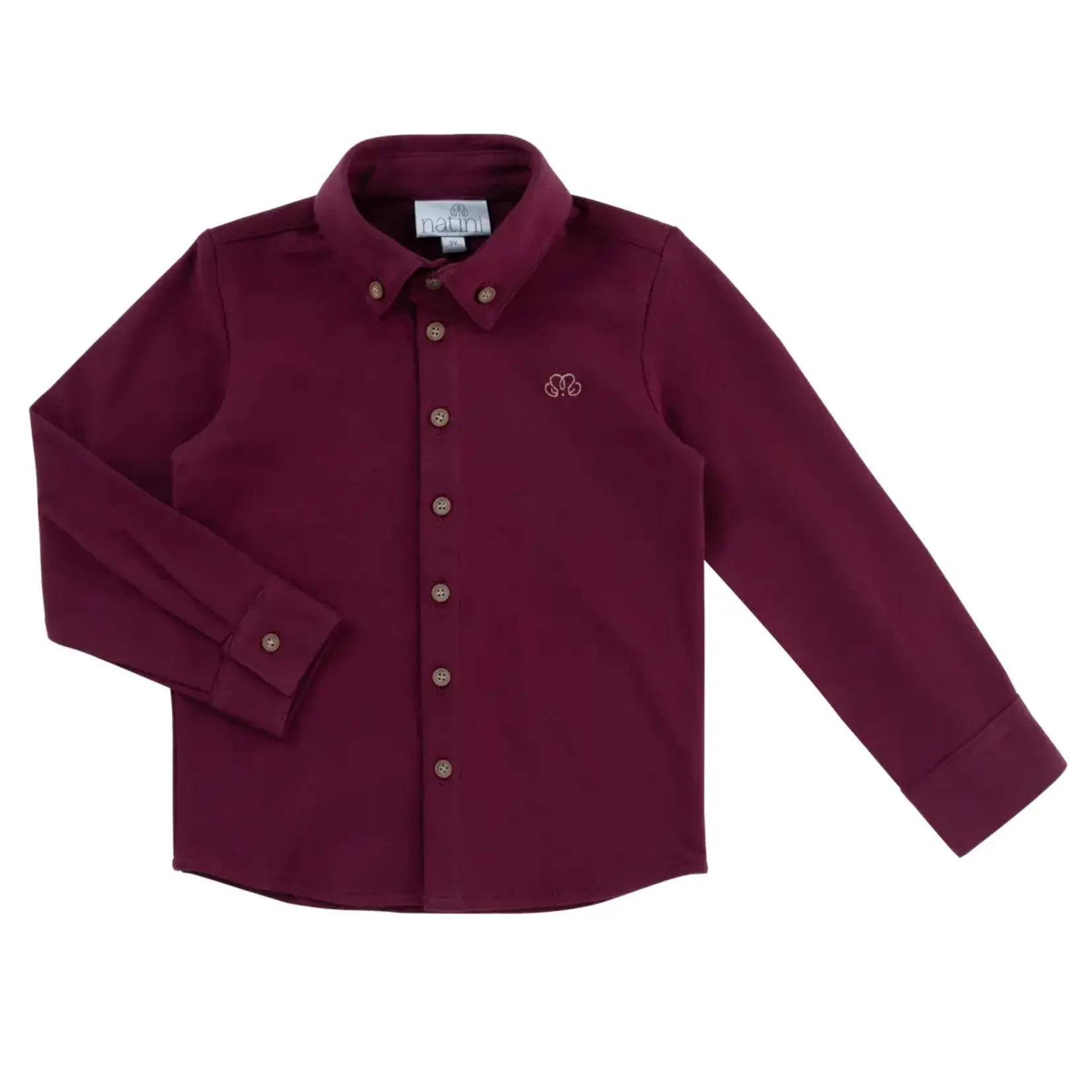 Natini SHIRT THOMAS-BORDEAUX