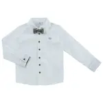 Natini SHIRT PIERROT BOW SQUARE-WHITE