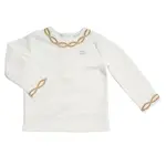 Natini T-SHIRT RIBBON-OFFWHITE