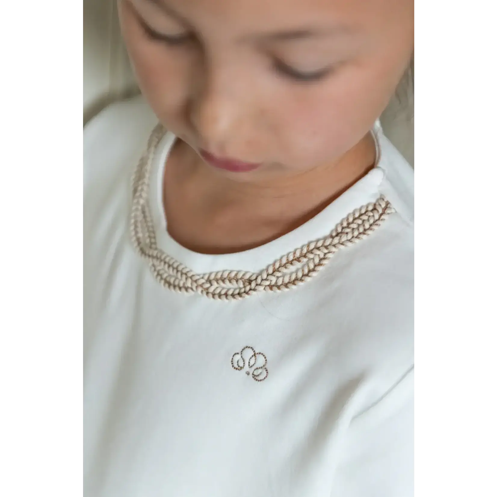 Natini T-SHIRT RIBBON-OFFWHITE