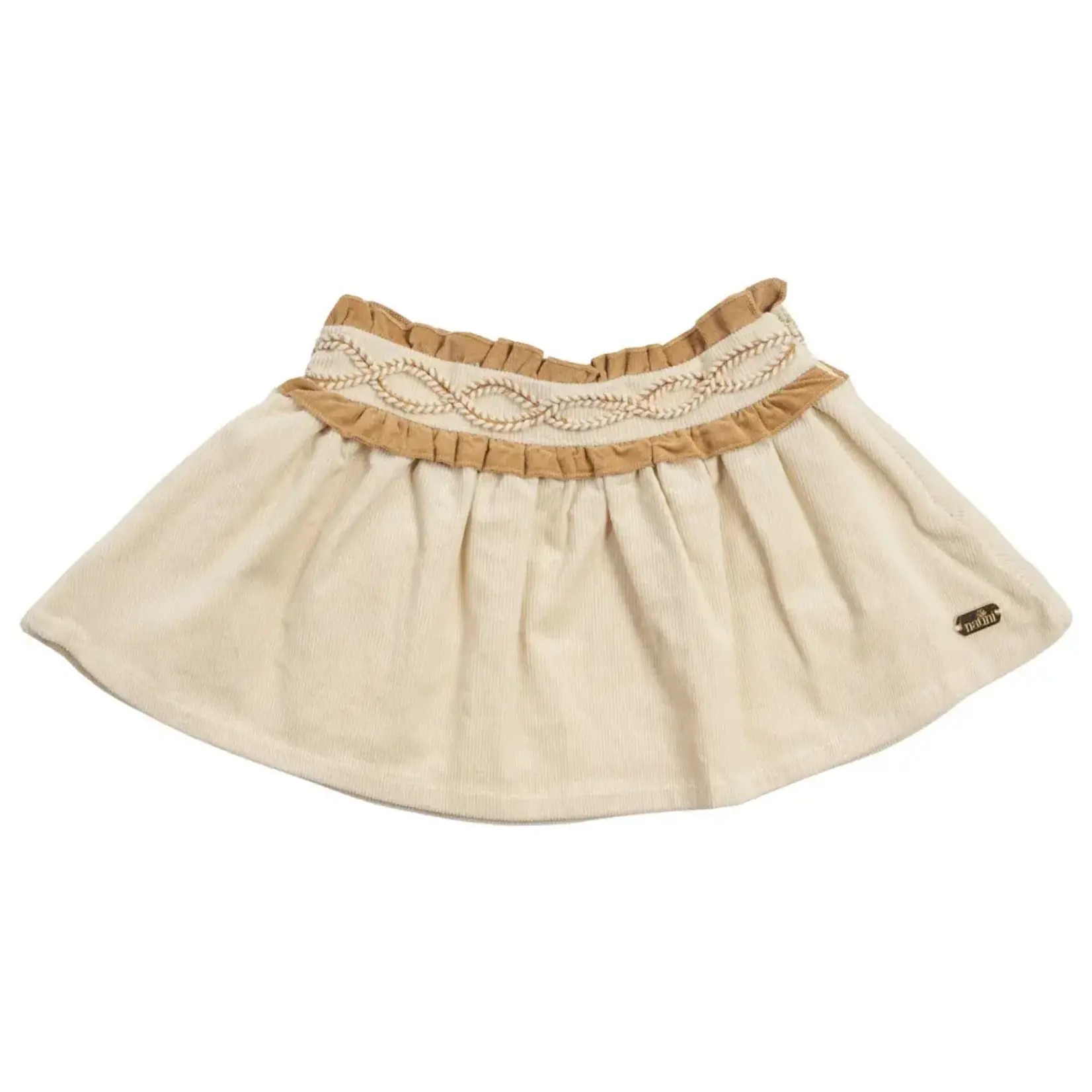 Natini SKIRT RIB GIRL-CREAM