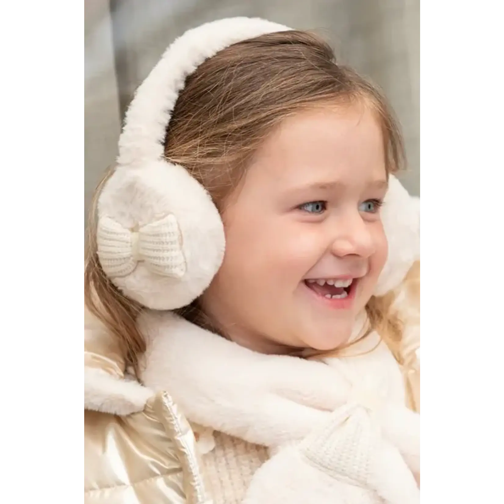Natini EARMUFFS FUR BOW