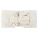 Natini HEADBAND FUR BOW CREAM