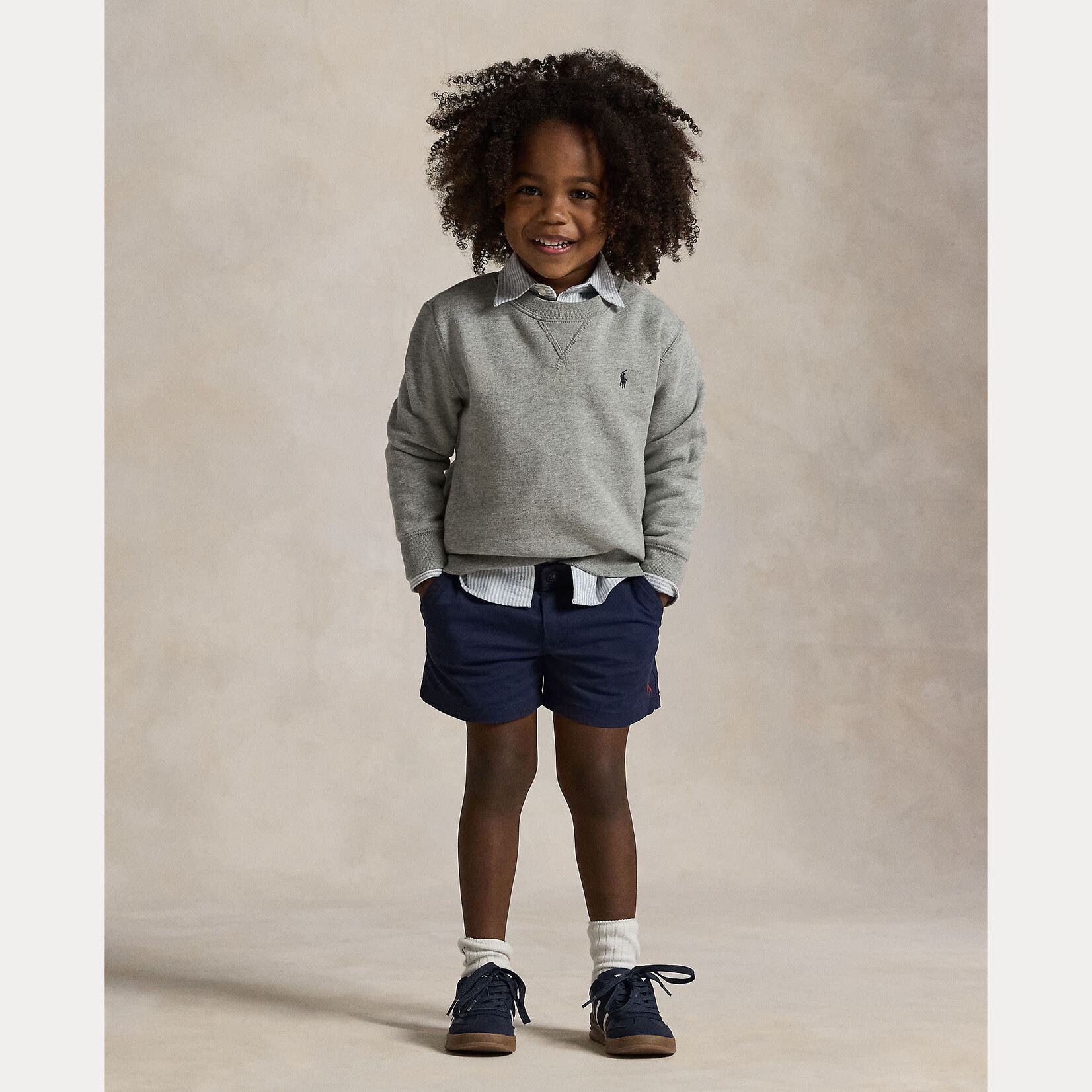 Ralph Lauren FLEECE SWEATSHIRT GREY