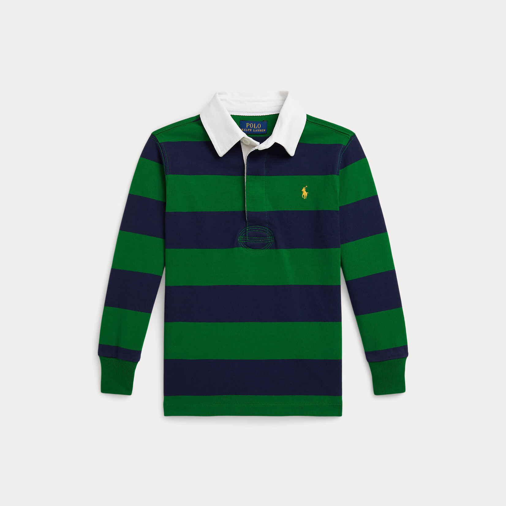 Ralph Lauren THE ICONIC RUGBY SHIRT ATHLETIC GREEN/REFINED NAVY