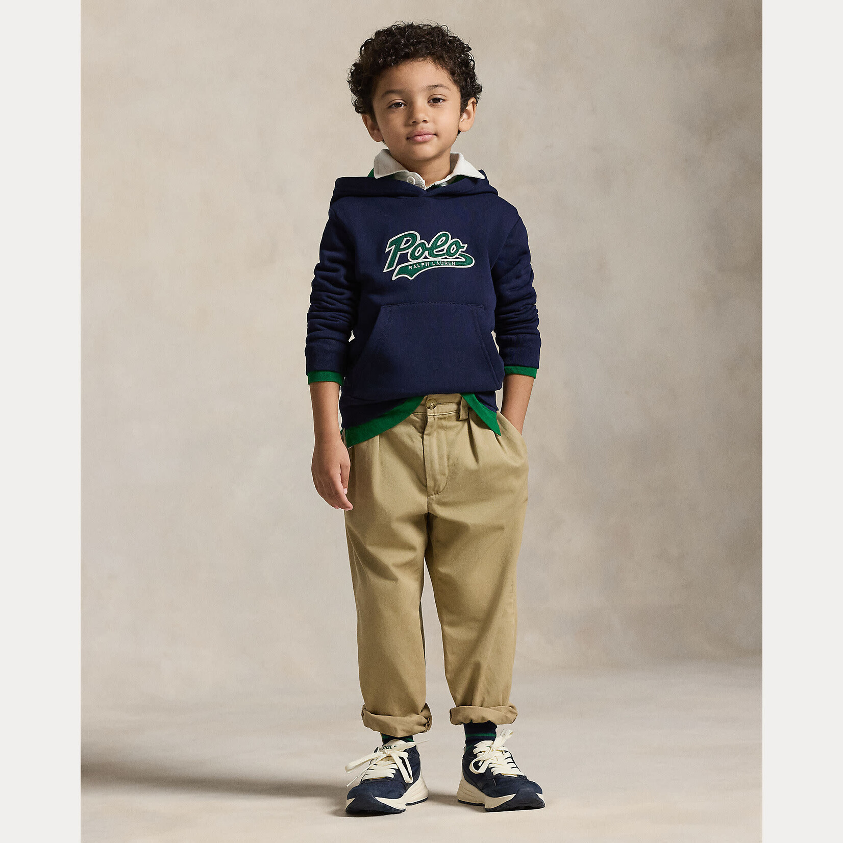 Ralph Lauren LOGO FLEECE HOODIE REFINED NAVY