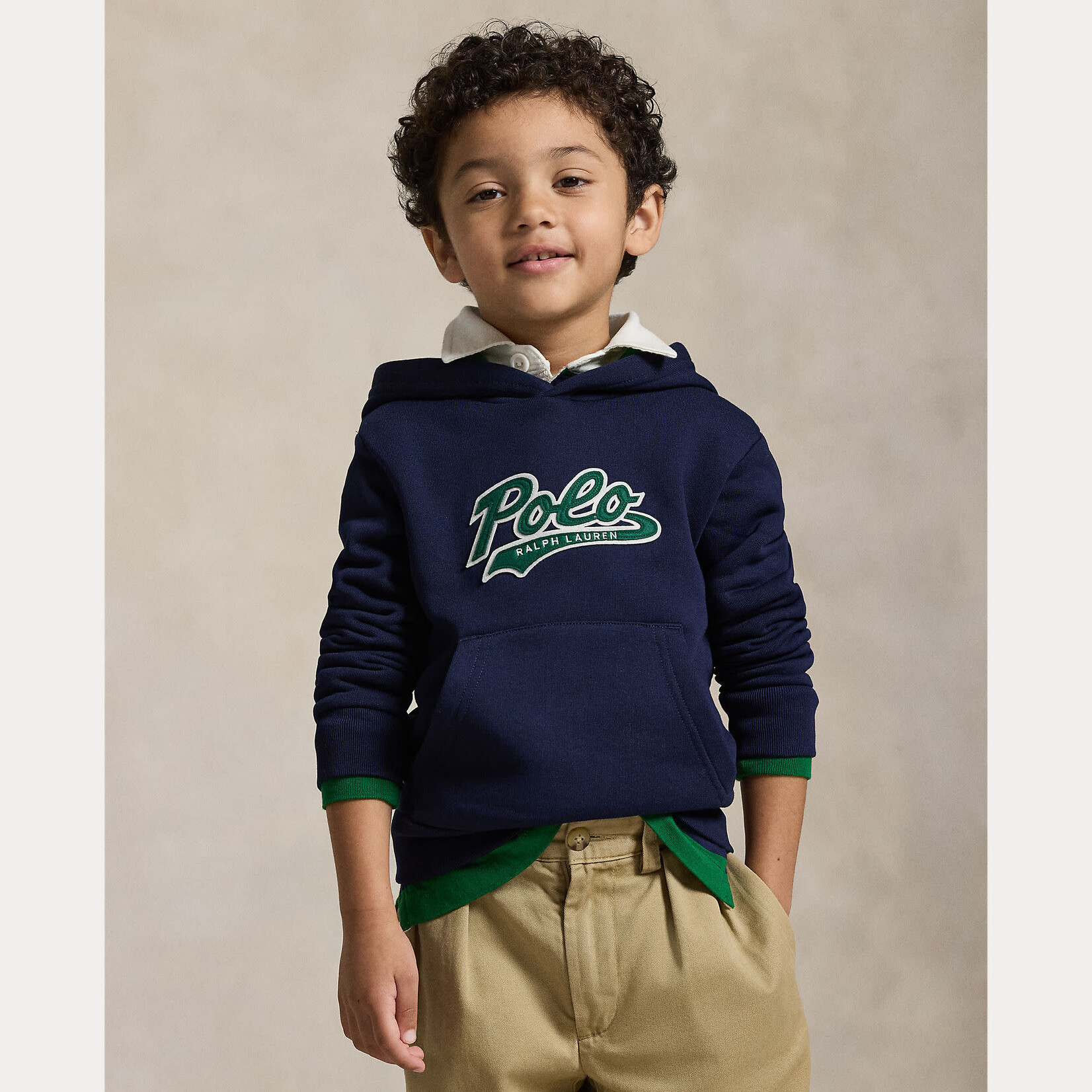 Ralph Lauren LOGO FLEECE HOODIE REFINED NAVY