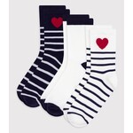 Petit Bateau 3 PAIRS OF SOCKS variante 1 A0E52