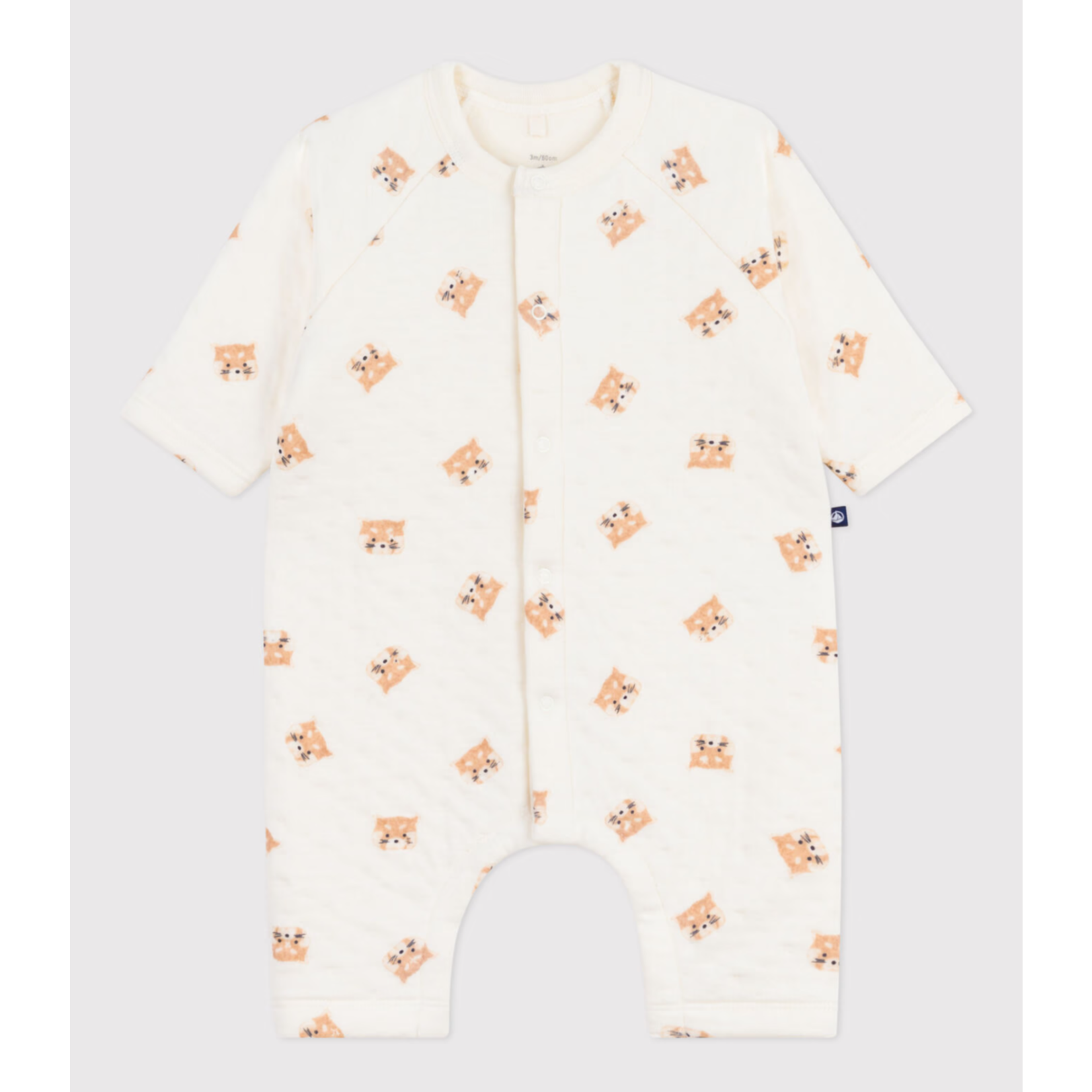 Petit Bateau COMBINAISON LONGUE MILK/MULTICO A0ECU