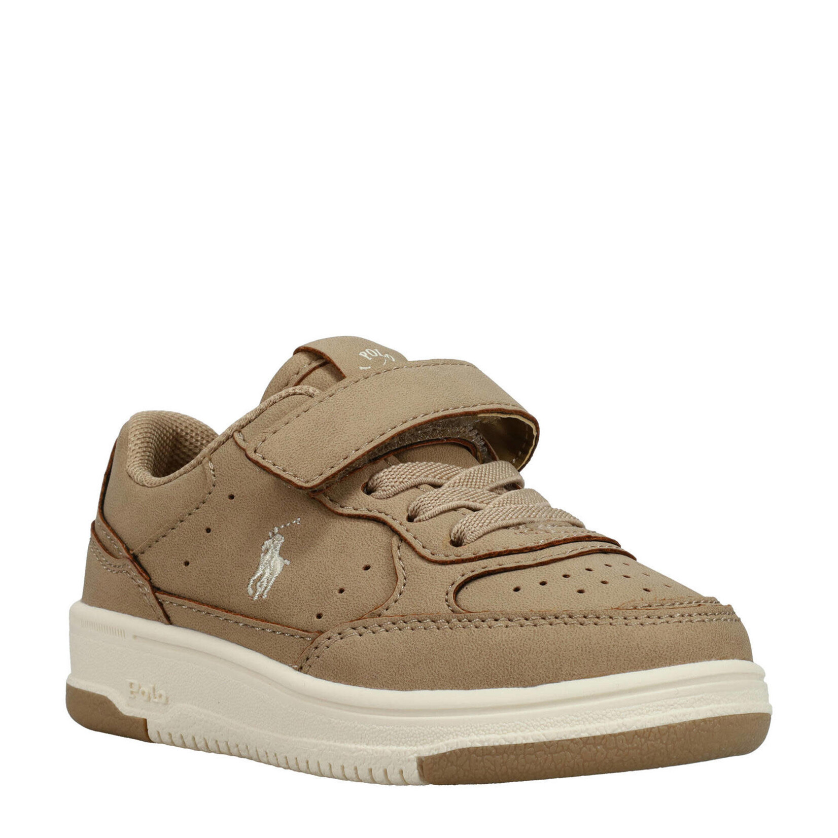 Ralph Lauren MASTERS COURT II PS KHAKI SUPER SUEDED w/ CREAM PP