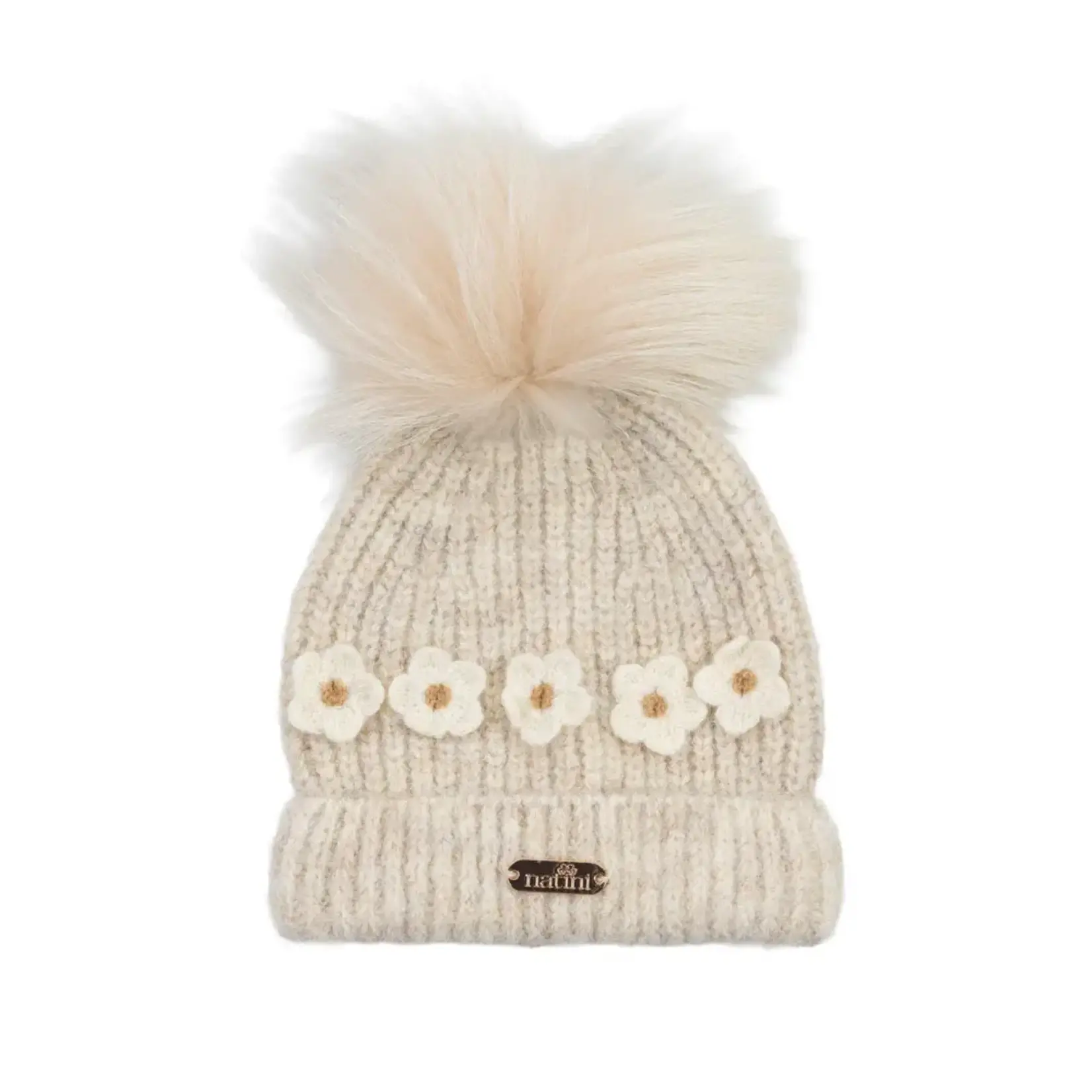 Natini HAT FLOWERS LIGHT BEIGE