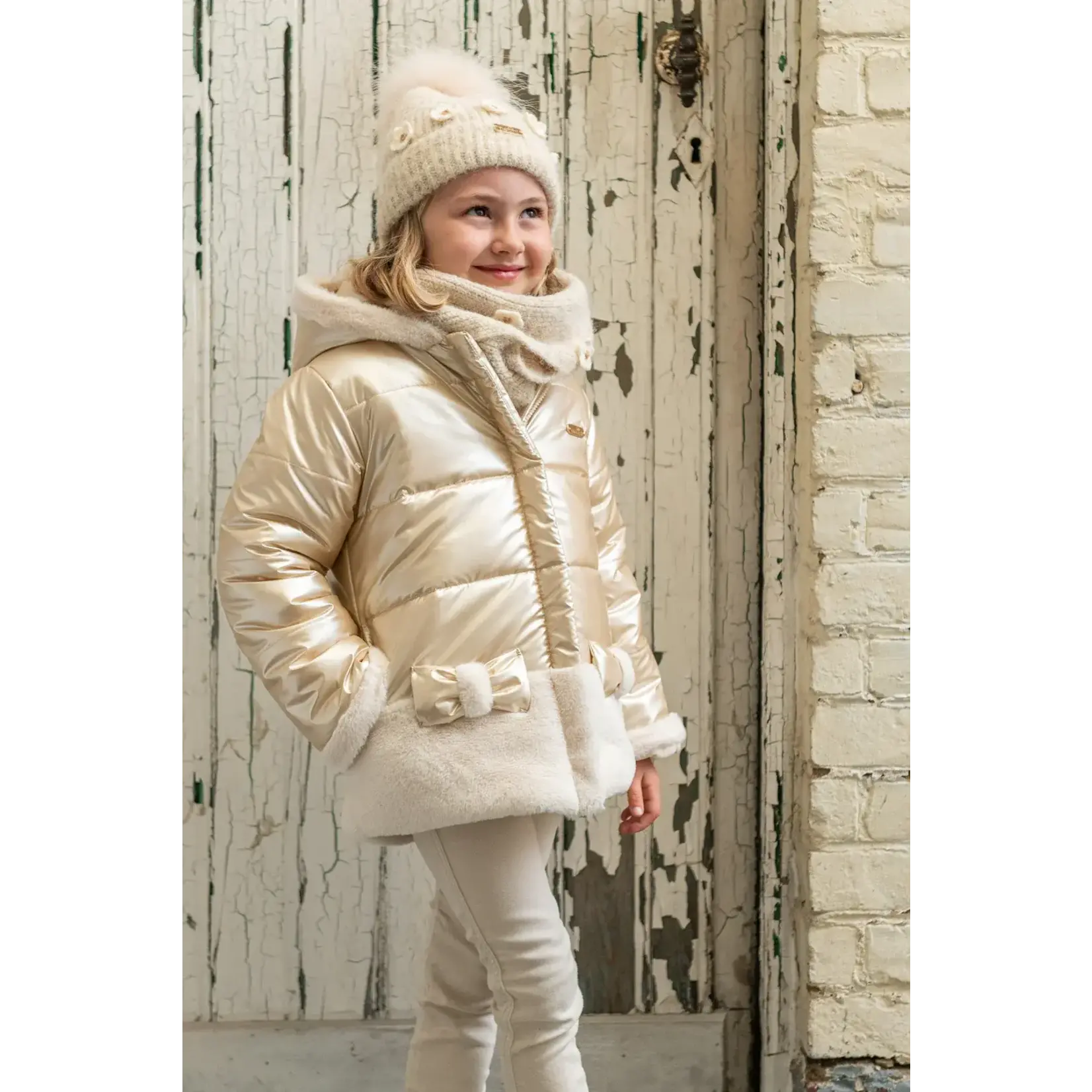 Natini HAT FLOWERS LIGHT BEIGE