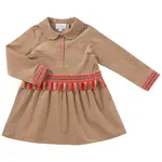 Natini DRESS RUFFLE BEIGE