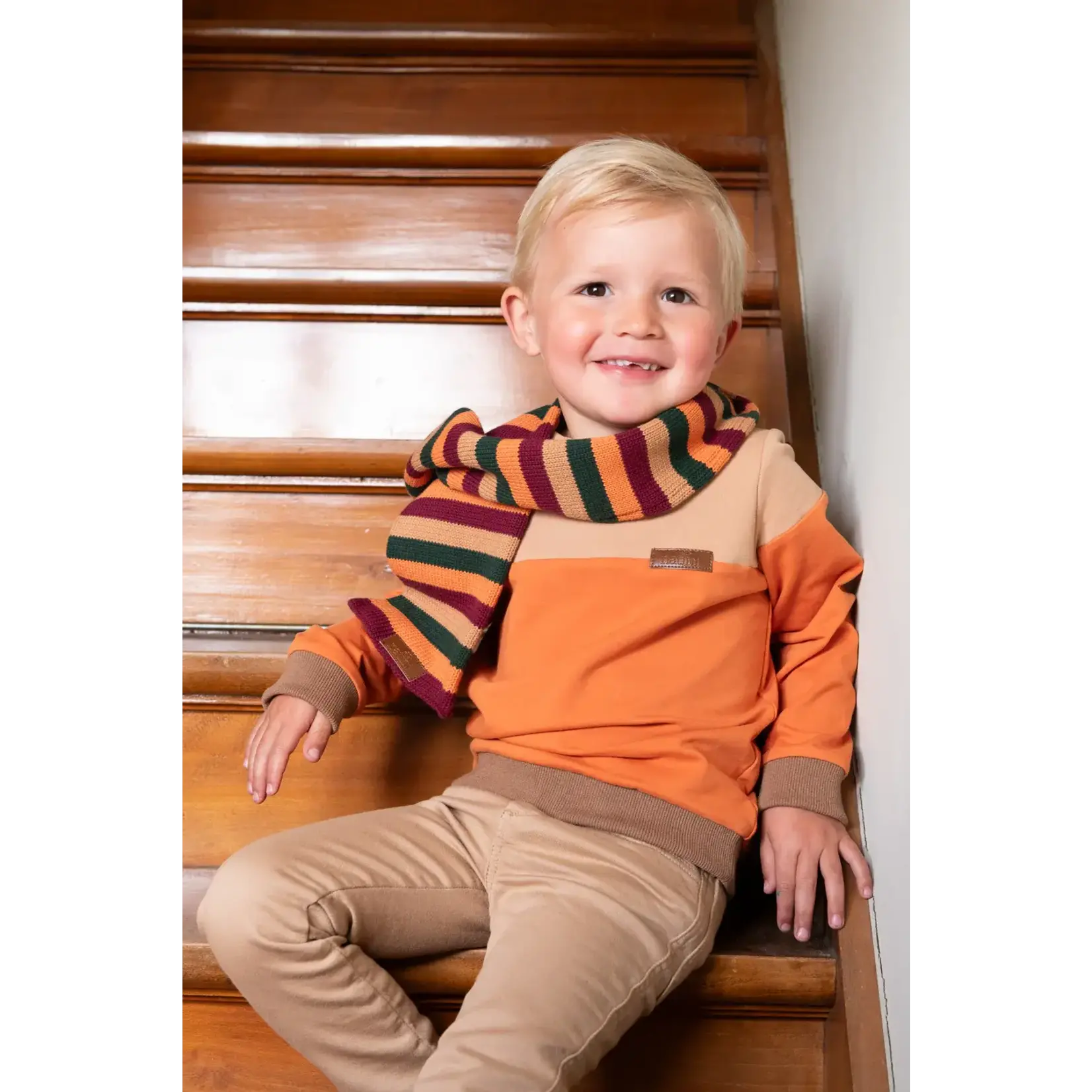 Natini SWEATER VINCE BEIGE-ORANGE