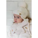 Natini HAT FLEECE BOW CREAM