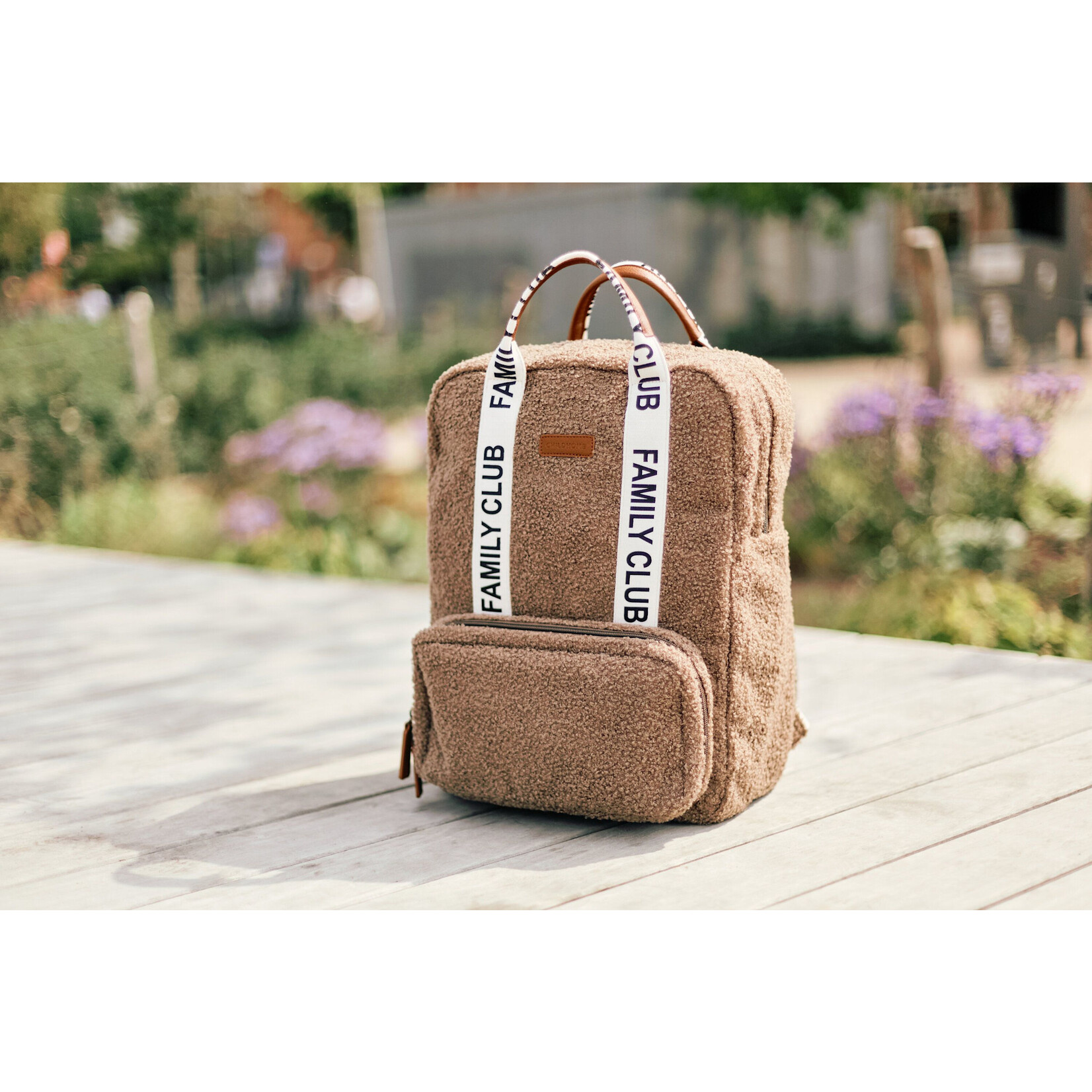 Childhome Verzorgingsrugzak Family Club - Teddy Zacht Bruin