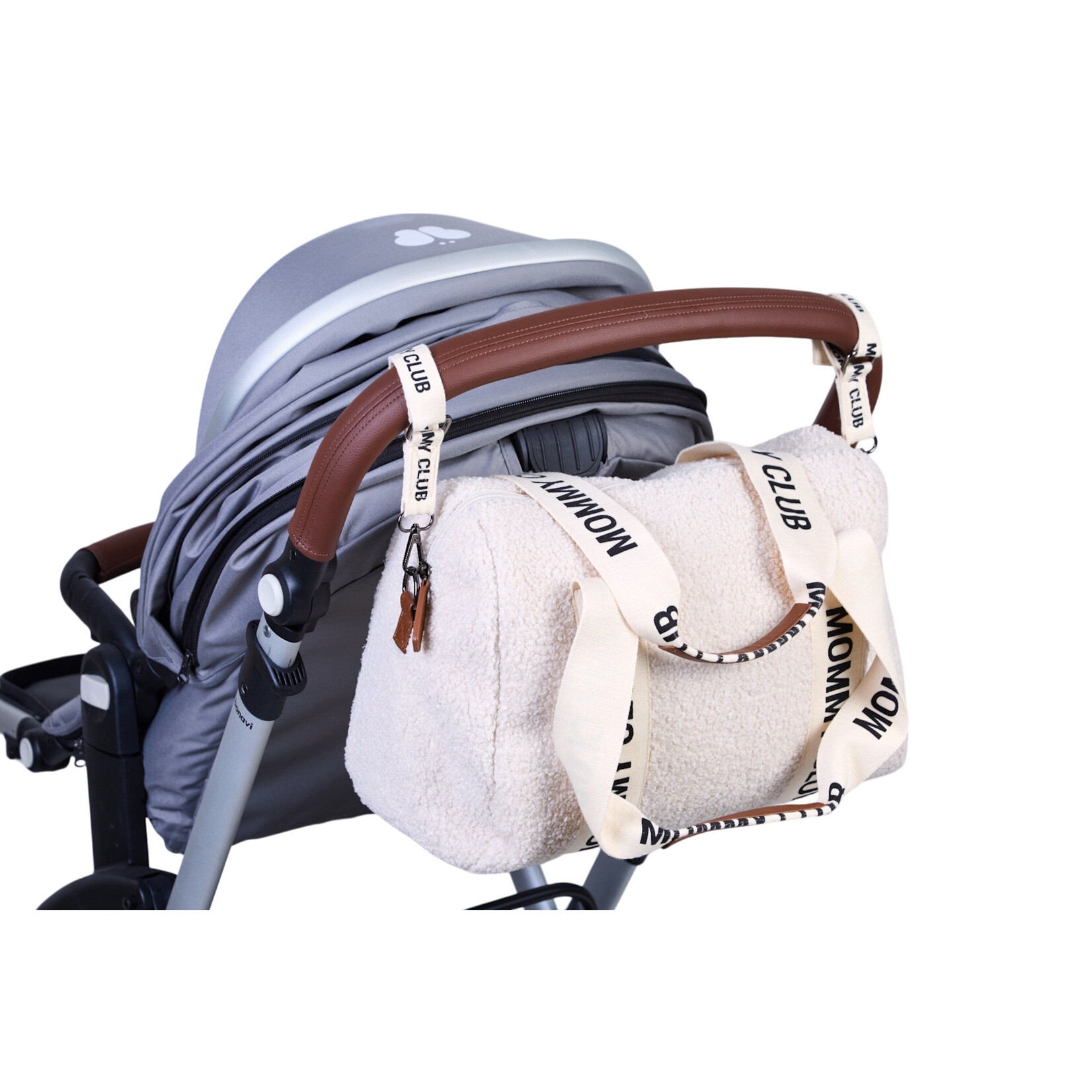 Childhome Verzorgingstas Mommy Club Signature Teddy Ecru