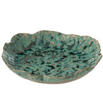 J-Line PLATEAU DECO NAGA STEE AZ/BR L (30,5x30,5x5cm)