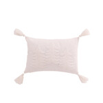 J-Line KUSSEN KERSTBOMEN KATOEN WIT (45x30x15cm)