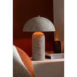 J-Line Tafellamp Paddenstoel Papier Mache Beige