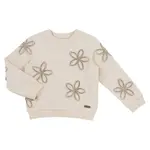 Natini SWEATER FLOWER RIBBON CREAM