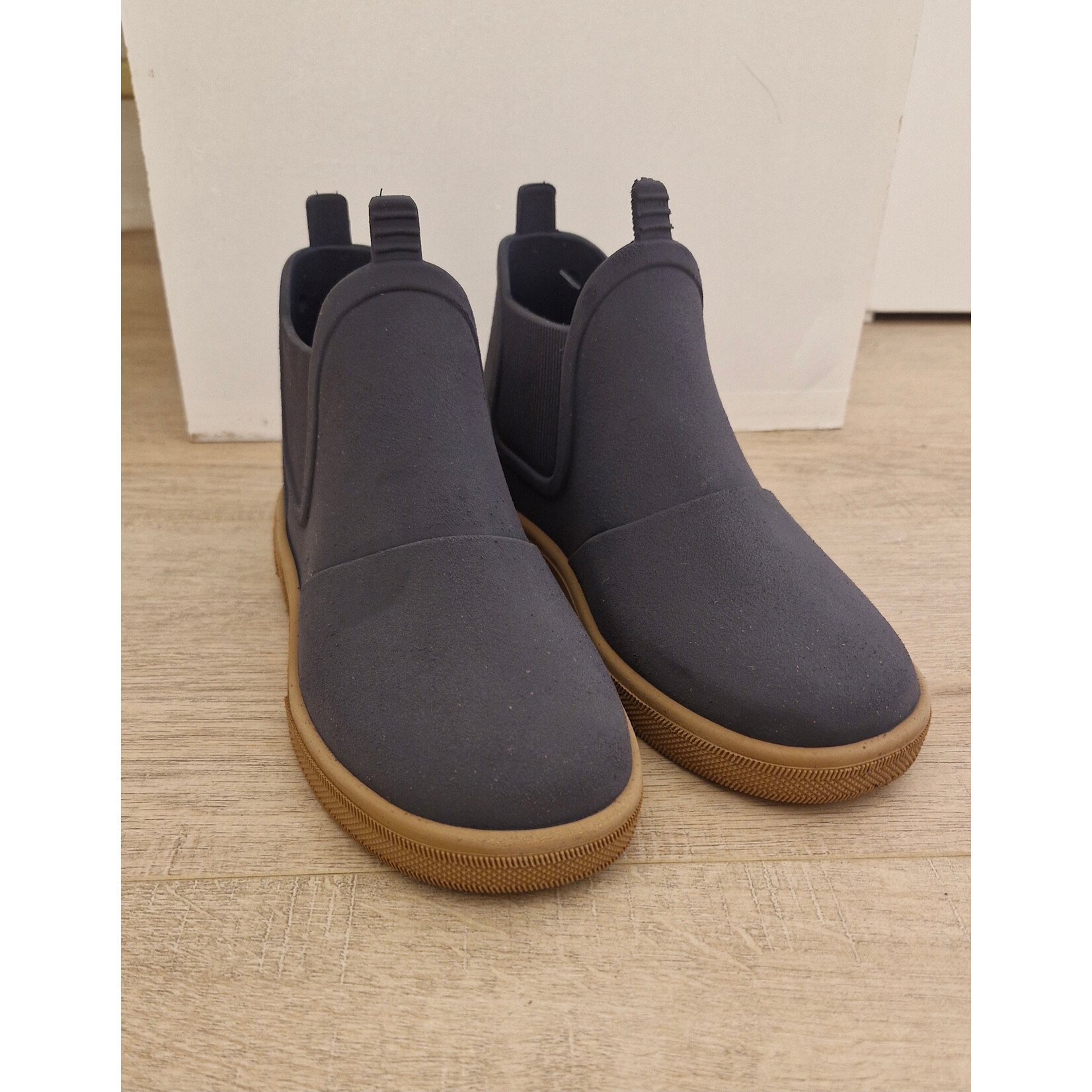 Boatilus Beatly brushed Rainboots Navy blue/Beige
