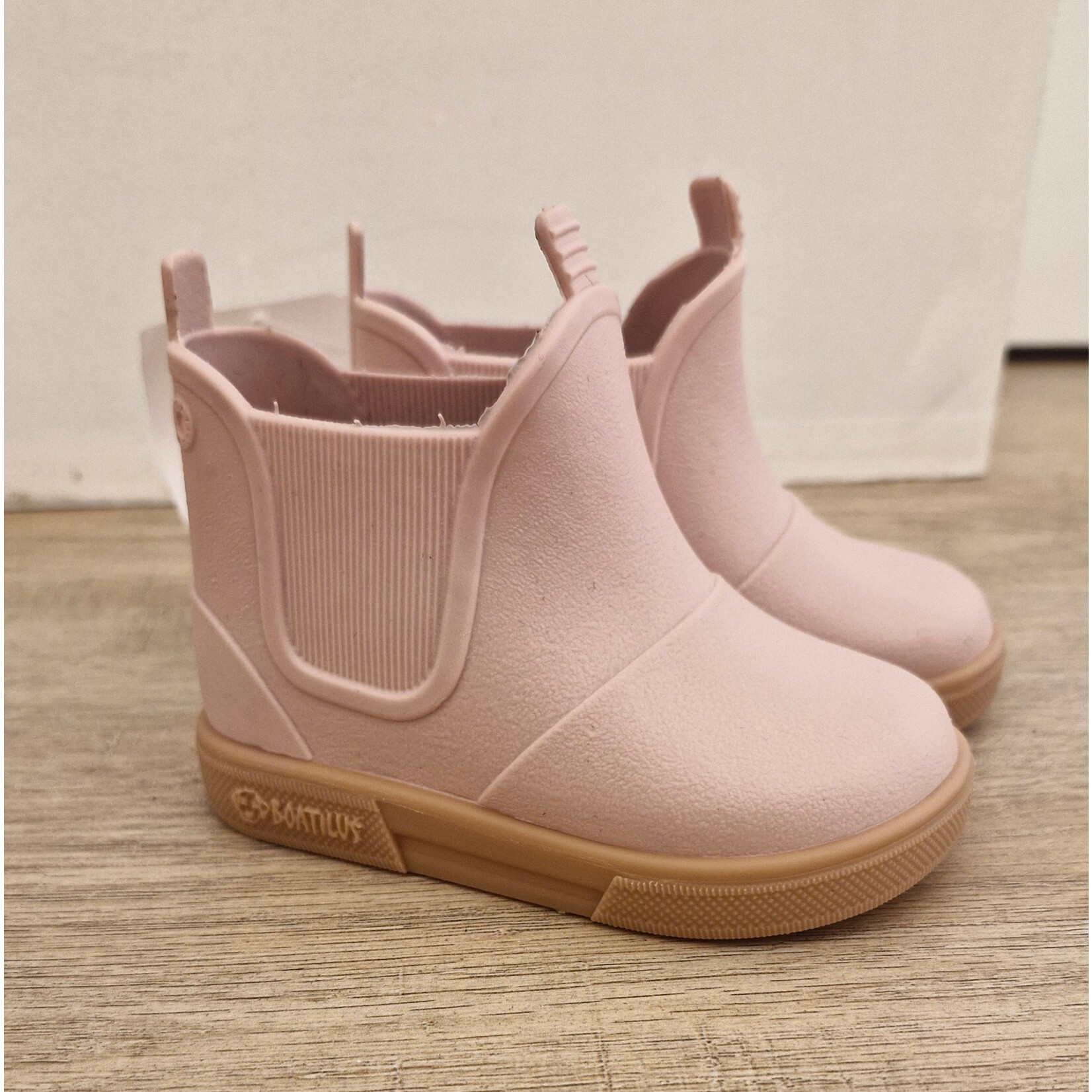 Boatilus Beatly brushed Rainboots Old pink/Beige