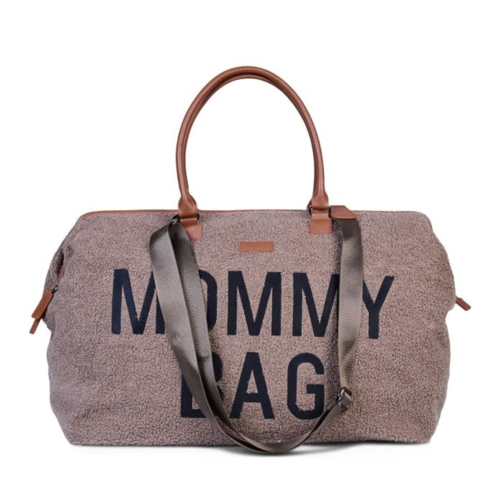 Childhome Mommy bag Verzorgingstas teddy zacht bruin