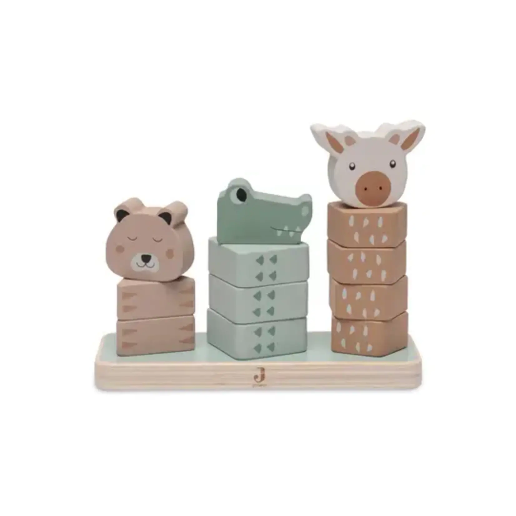 Jollein Houten Stapeltoren - Jungle Jambo