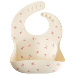 Mushie SILICONE BIB - Print bows
