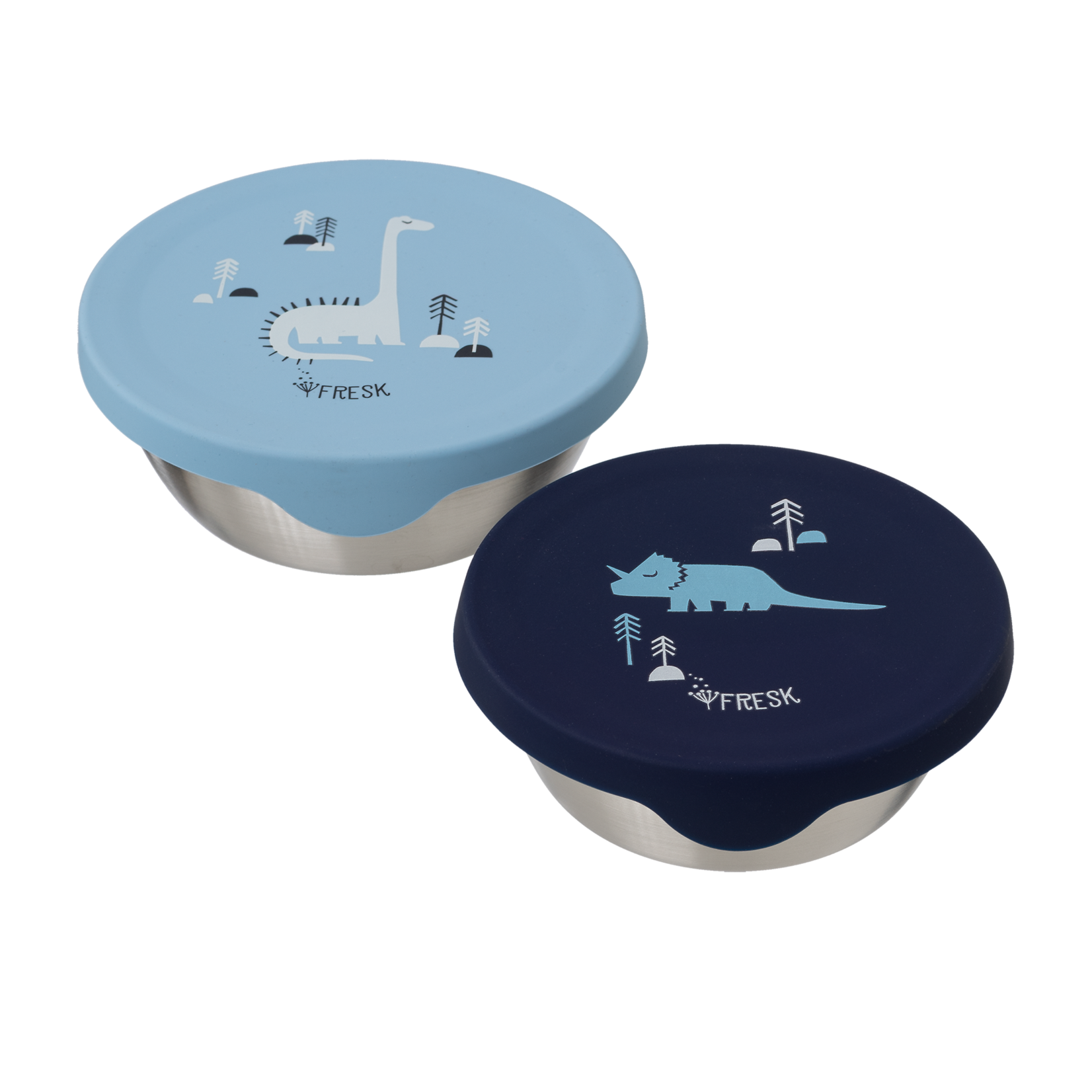 Fresk Nordic snackbox (set of 2) - dino