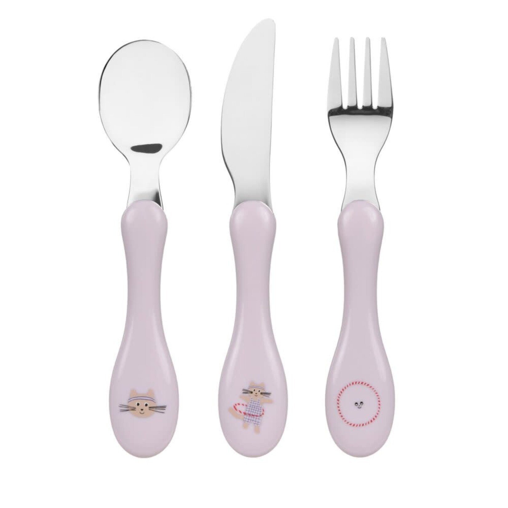Lässig Cutlery 3 pcs Tiny Team Cat