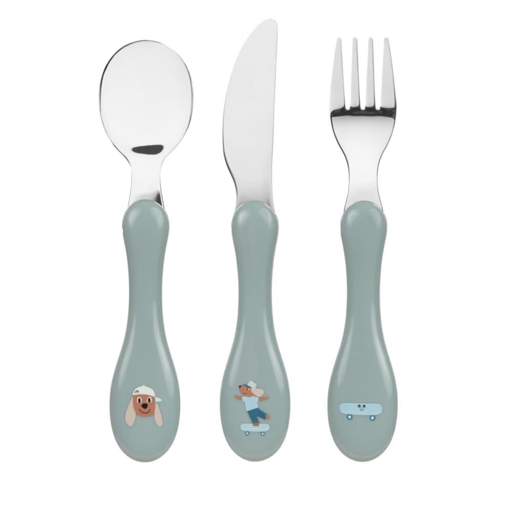 Lässig Cutlery 3 pcs Tiny Team Dog