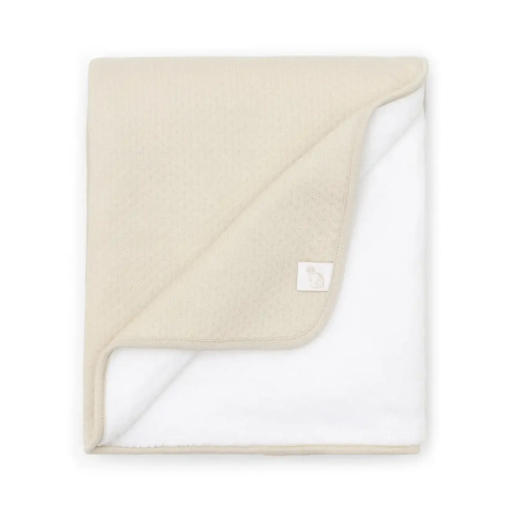Poetree kids Beige Wiegdeken met fleece Little Voyager