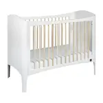Troll nursery Bed 60x120cm Wave White/Wax | Wit