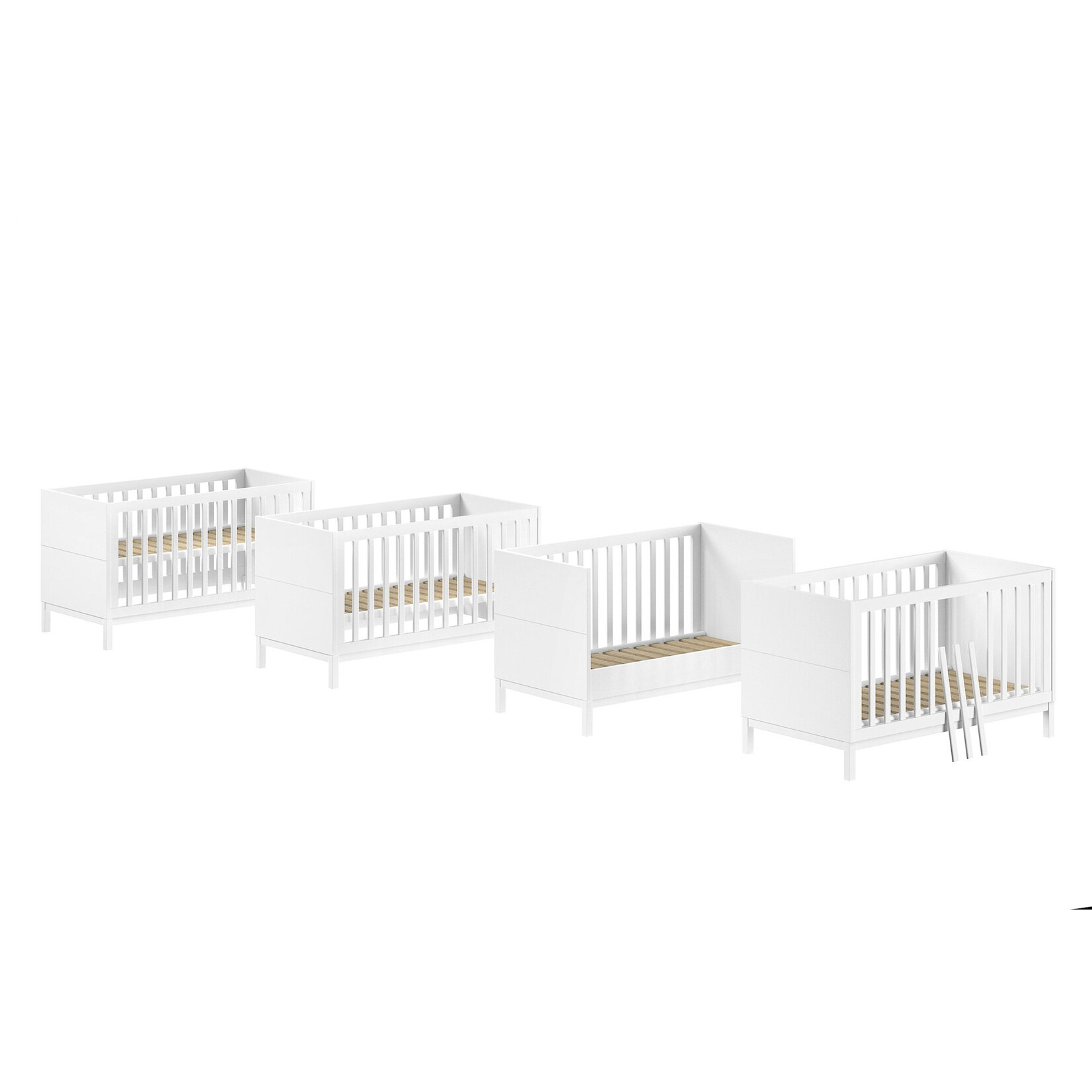 Jaxx Furniture EVA BABY-/PEUTERBED 70 X 140 CM WIT