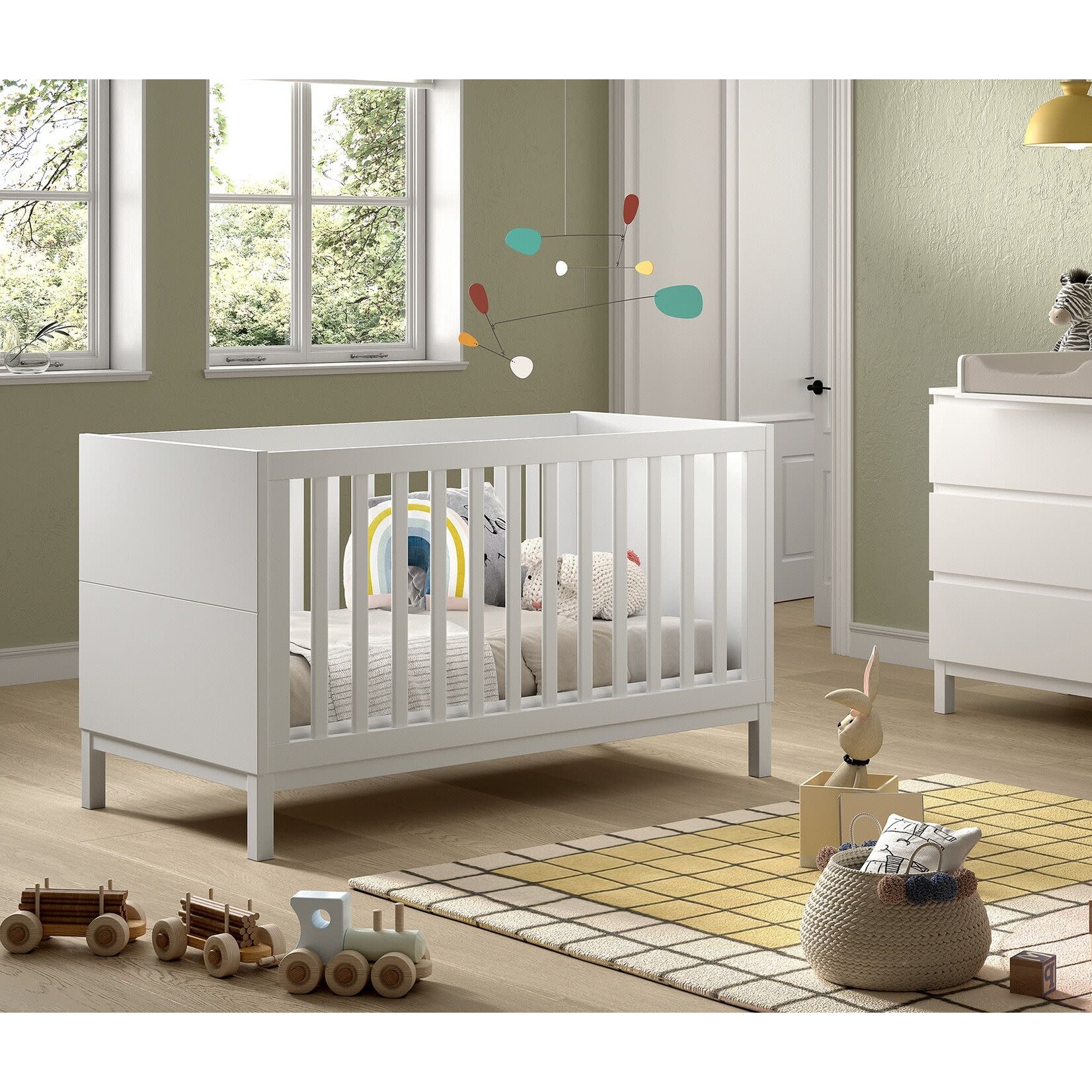 Jaxx Furniture EVA BABY-/PEUTERBED 70 X 140 CM WIT