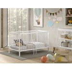 Jaxx Furniture DINO BABY-/PEUTERBED 70 X 140 CM WIT