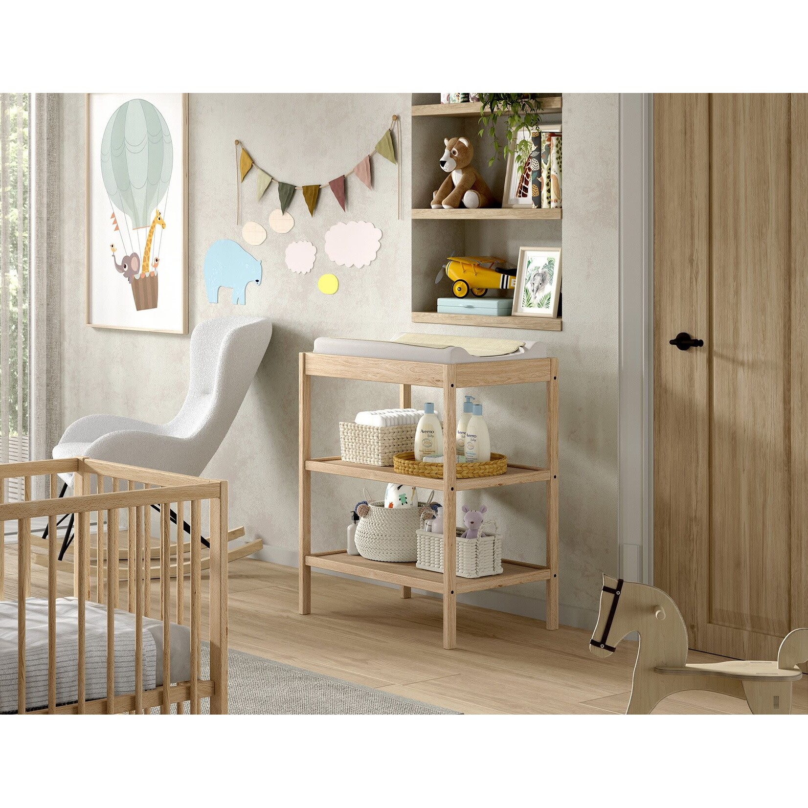 Jaxx Furniture DINO VERZORGINGSTAFEL NATUUR