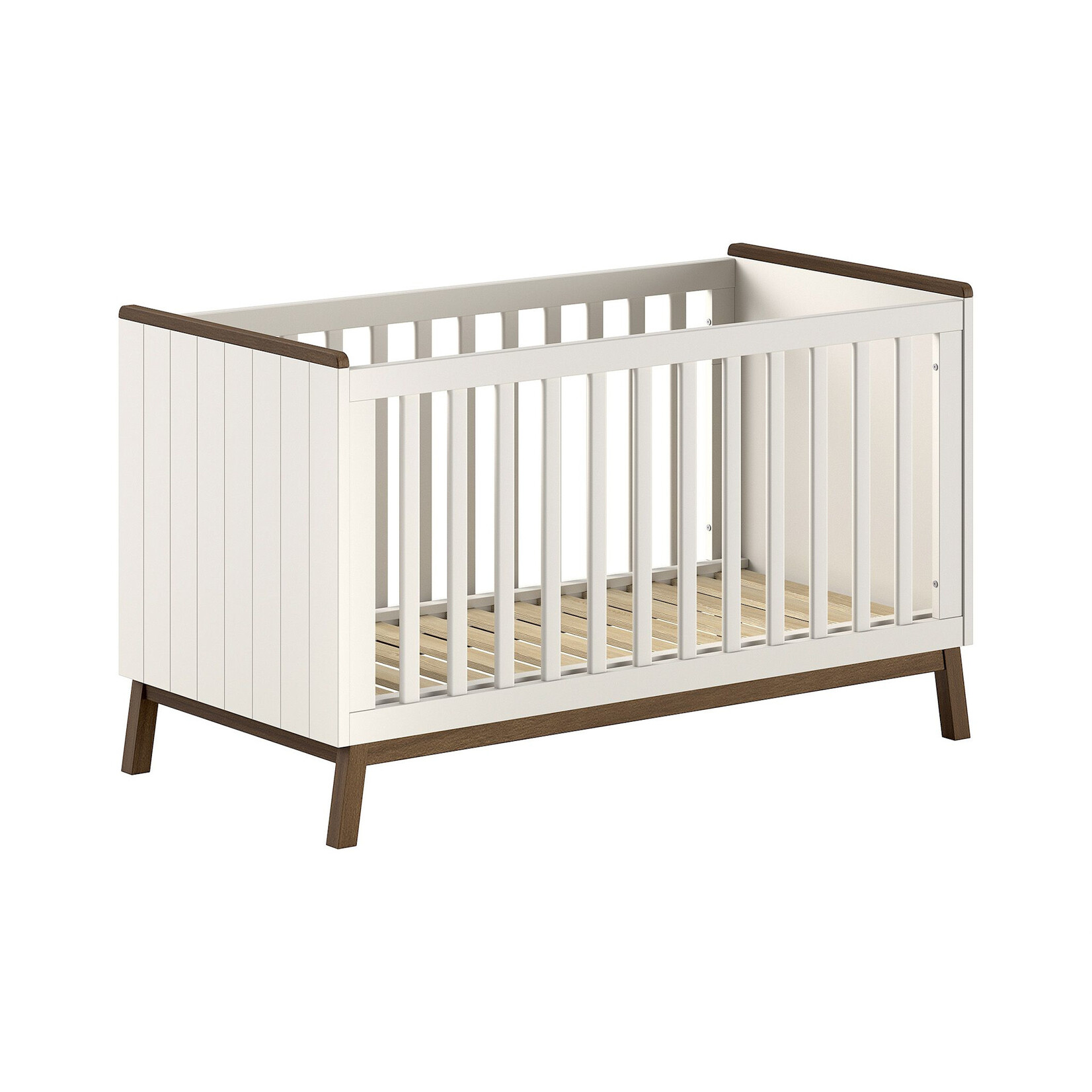 Vipack Furniture SEZANE BABY-/PEUTERBED 70 X 140 CM CLAY/WALNOOT