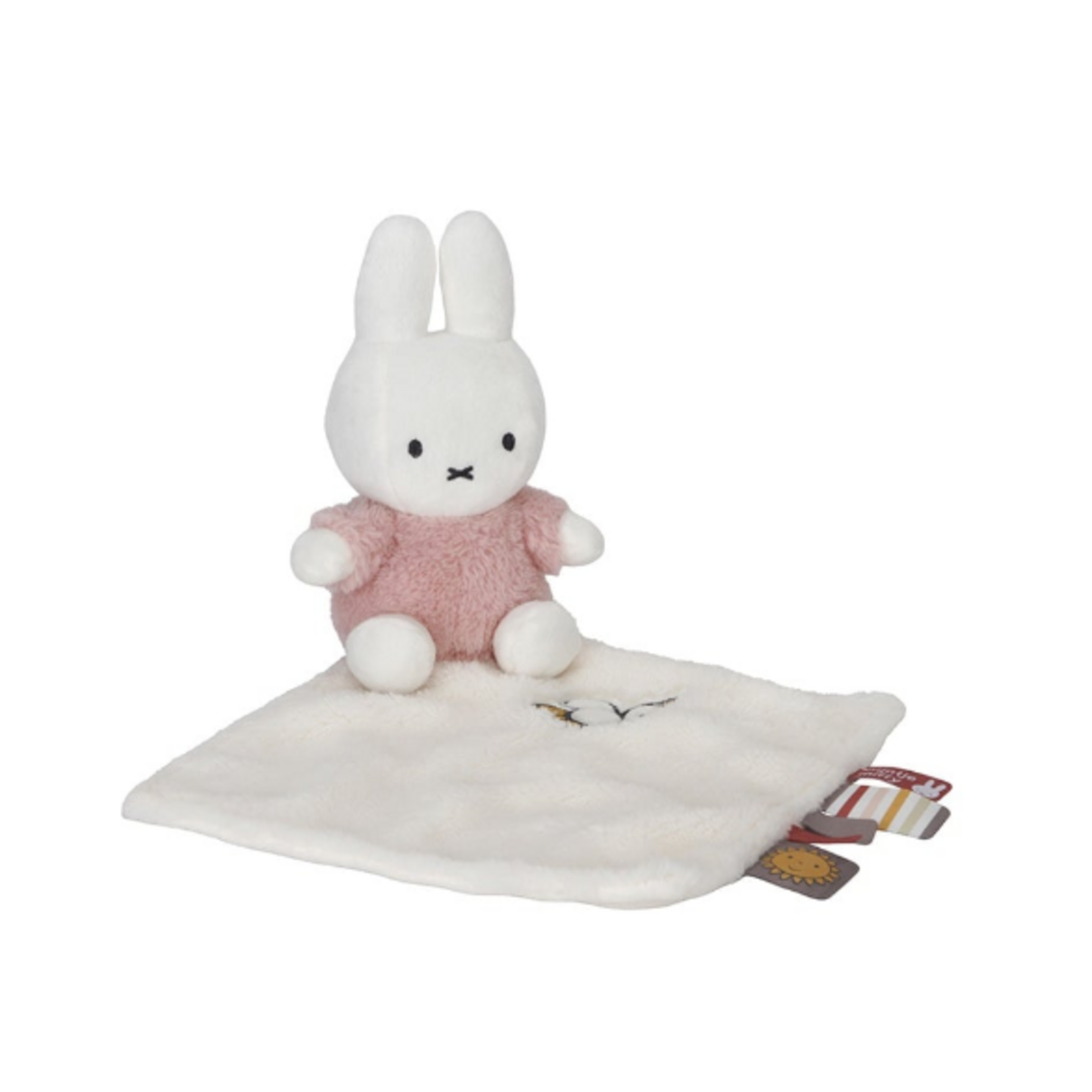 Nijntje Nijntje Knuffeldoekje Fluffy pink