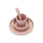 Jollein Kinderserviesset Siliconen pale pink