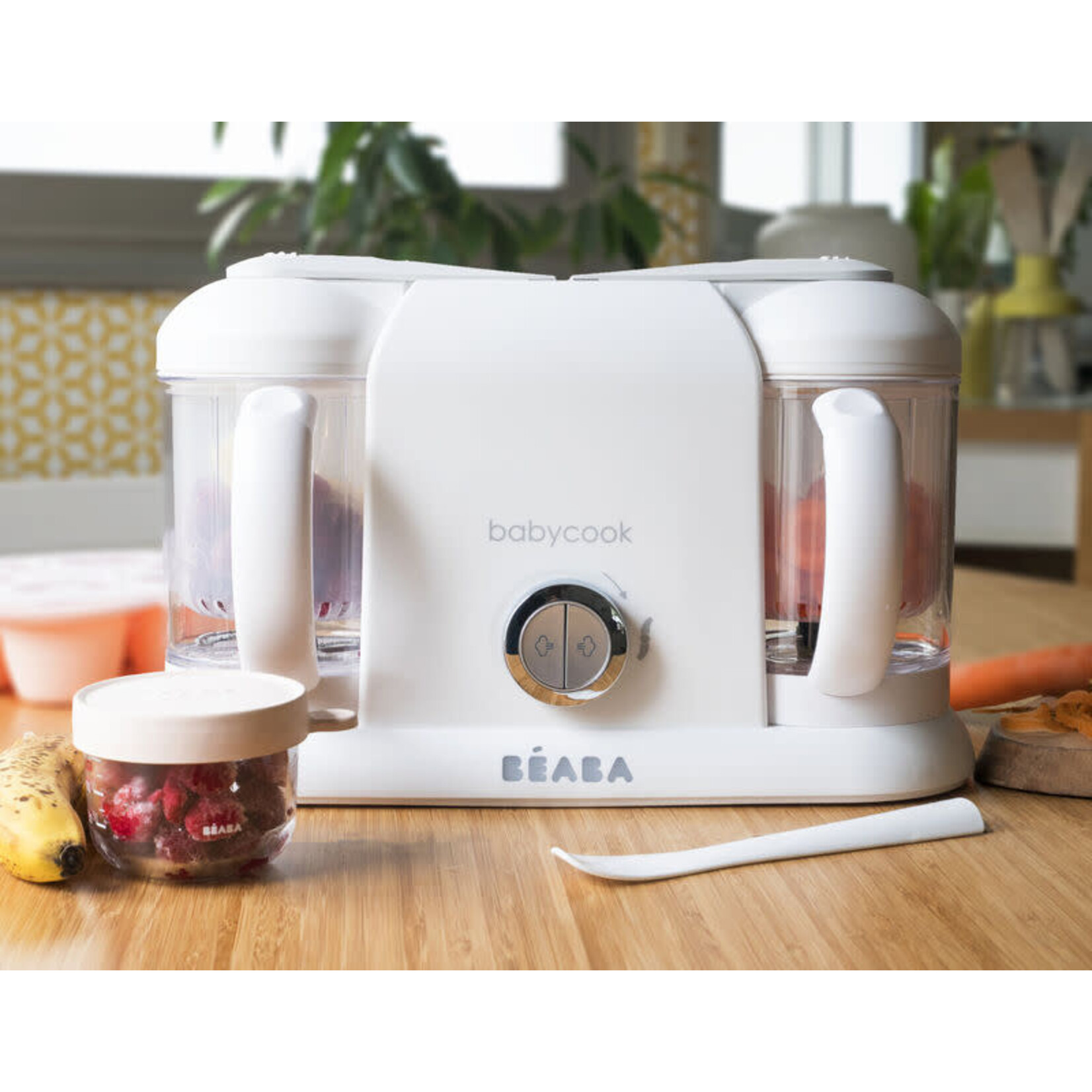 Béaba Babycook Duo babyvoedingmaker white-silver