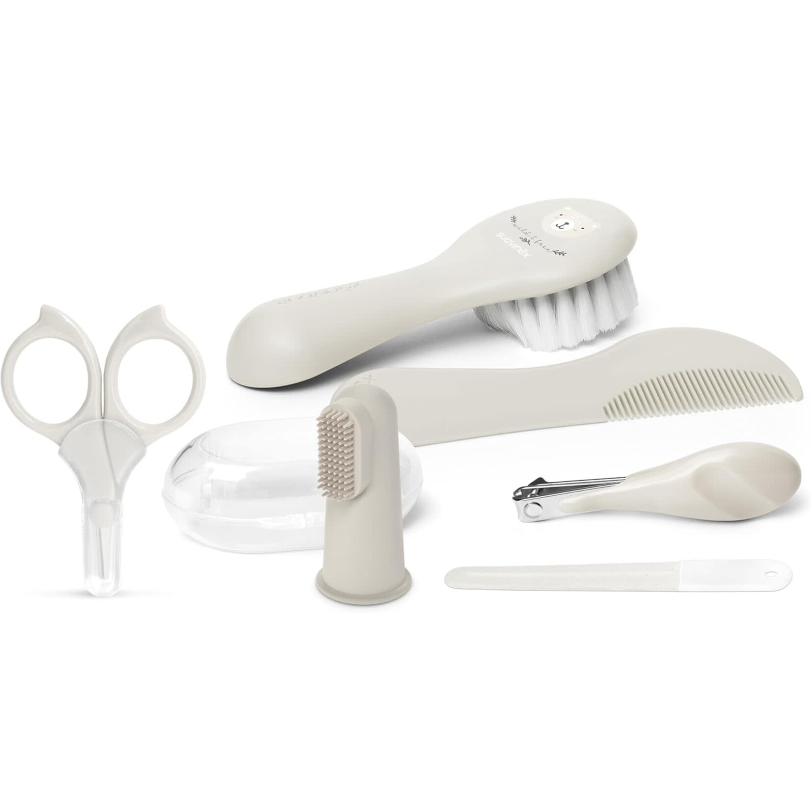 Suavinex HYGGE - HYGIENE - Manicure Set -  Bear beige