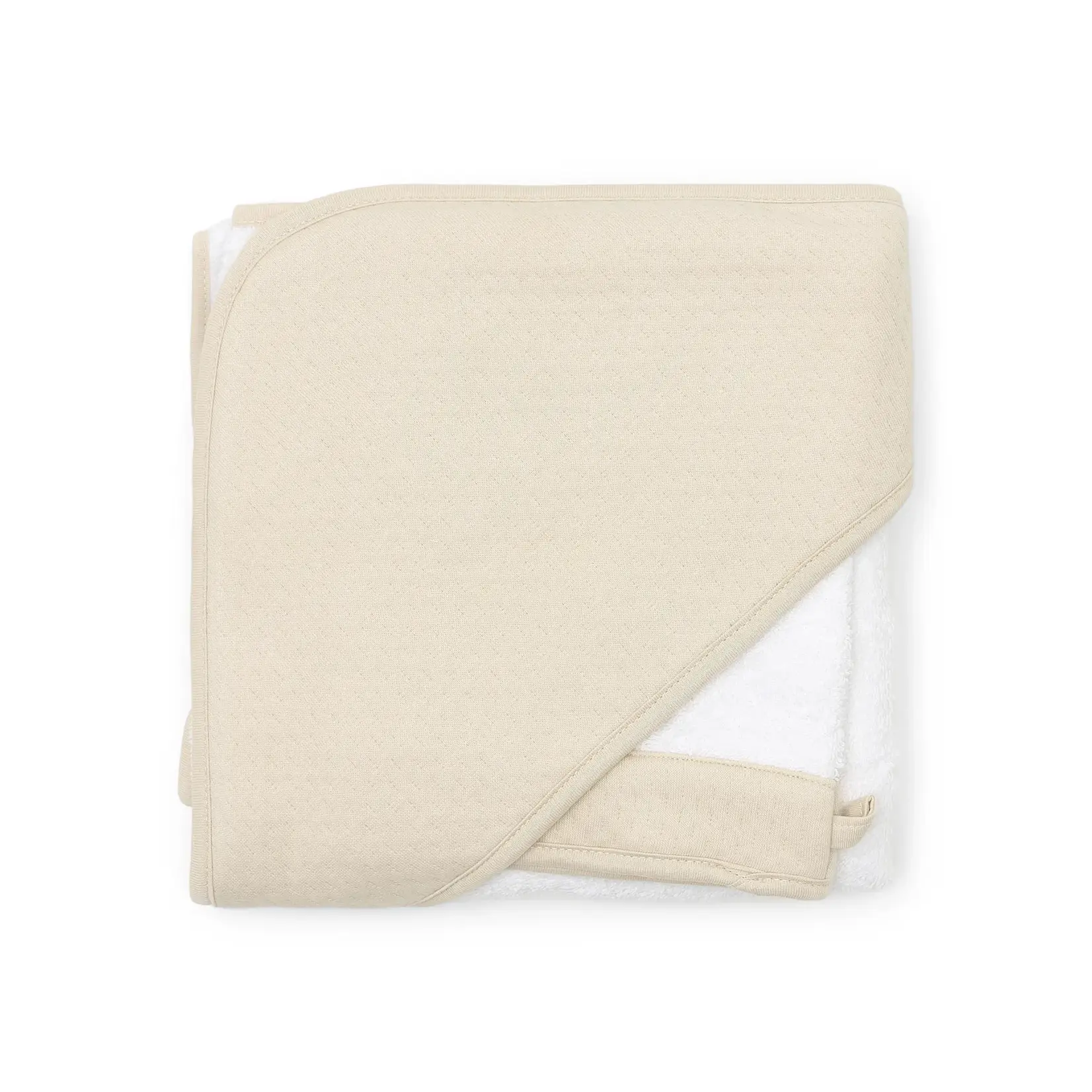 Poetree kids Little Voyager Badcape & washandje beige