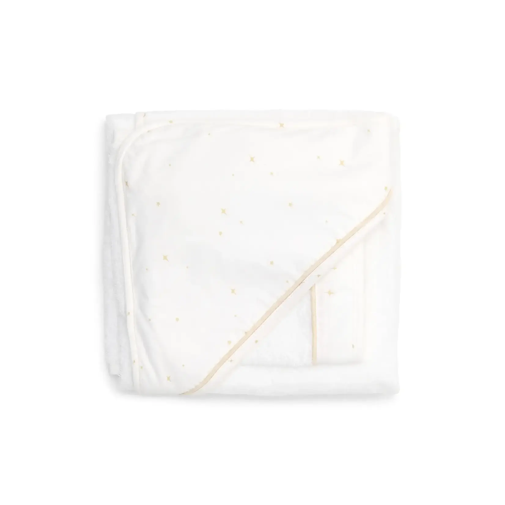 Poetree kids Badcape & washandje Étoile Sand