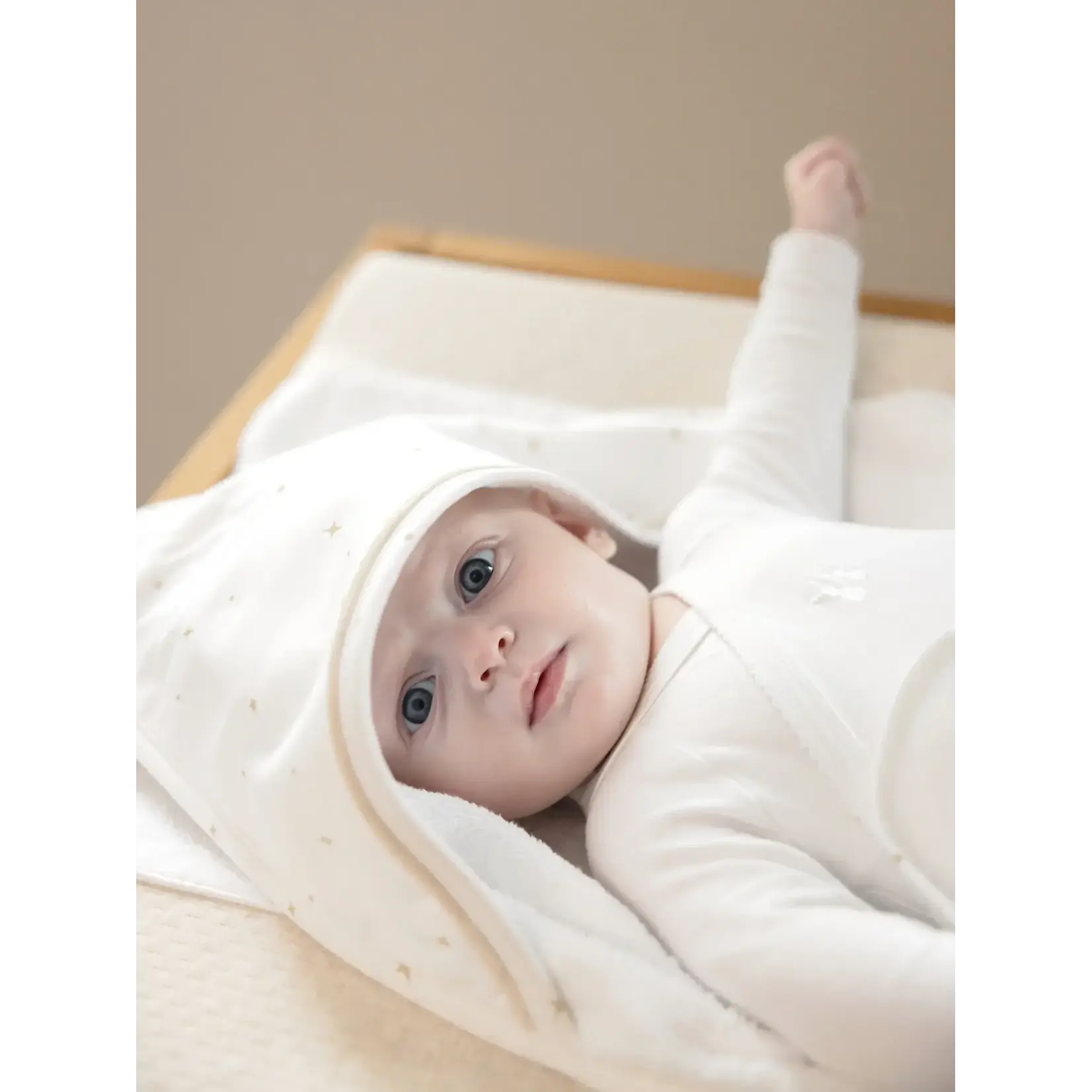 Poetree kids Badcape & washandje Étoile Sand