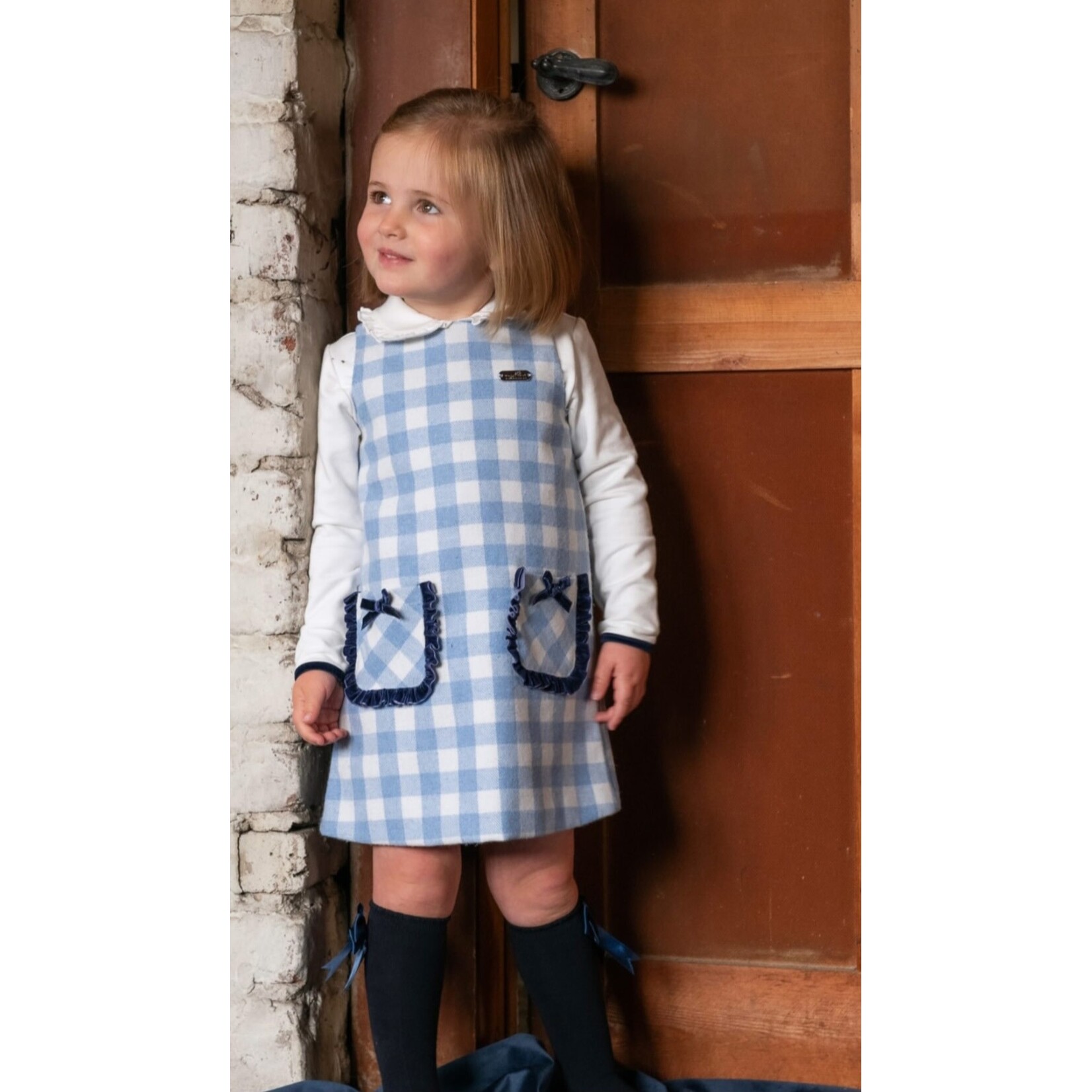 Natini DRESS VICTORIA OFFWHITE-BLUE