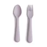 Mushie FORK & SPOON  Soft Lilac